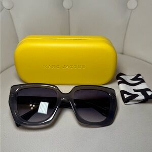 Marc Jacobs Black Sunglasses with Yellow Case